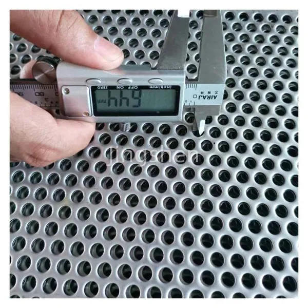 Polished, Perforated 90-degree Circular Mesh Diamond-shaped Curtain Wall Cladding Metal Grille, Including Cutting Service photo-3