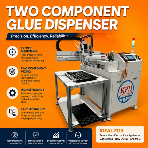 Black Two-Component Polyurethane Sealant Potting Adhesive dispensing machine for Electronic