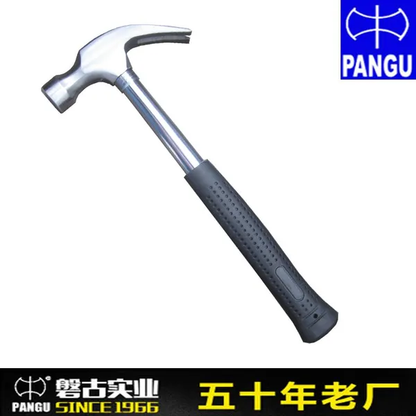 16OZ One Piece Claw Hammer, Steel Tubular Claw Hammer Rip Hammer, Steel Handle photo-4