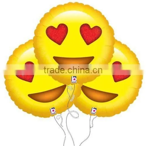 High Quality Emoji Balloon, Foil/aluminum Balloon, Helium Foil Letter Balloon Emoji Balloon photo-2