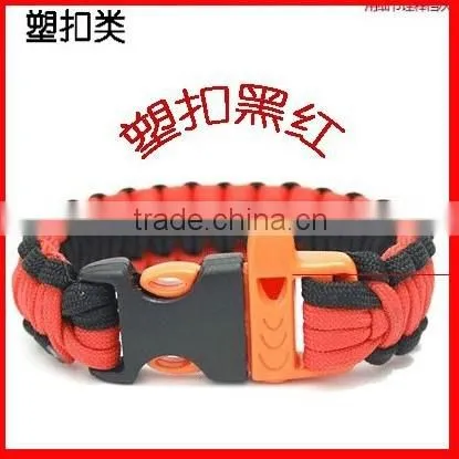 Fashion Stainless Steel Gold Clasp 550 Adjustable Buckle Paracord Bracelet Shackle photo-2