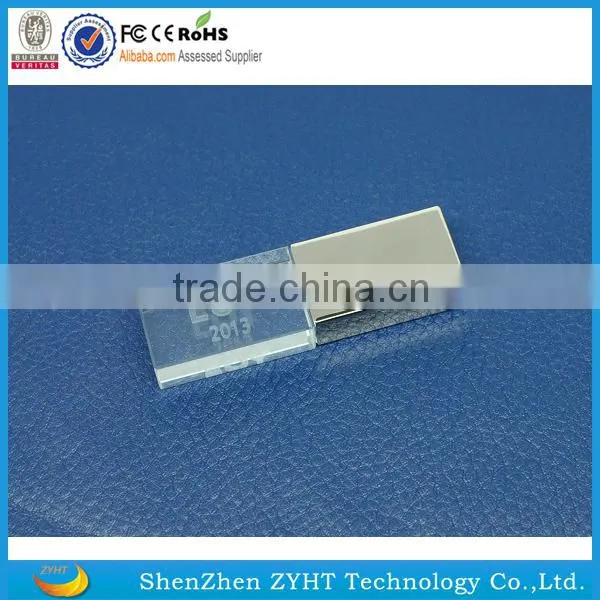 Factory Price 3D Engraved Logo Crystal Usb Flash Drive From Professional Manufacture Quality Choice photo-3