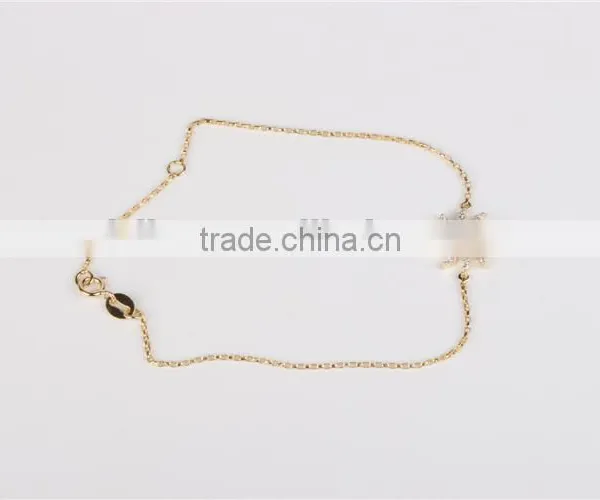Lovely Star Fish Shape Wholesale 925 Bracelet Silver Bracelet With CZ Bracelet photo-4