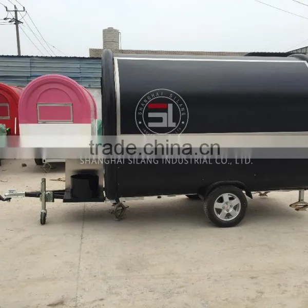 Used Food Trucks Black Mobile Food Trailer Food Truck Multi-functional Mobile Food Trucks Mobile Food Carts Can be Customized photo-3