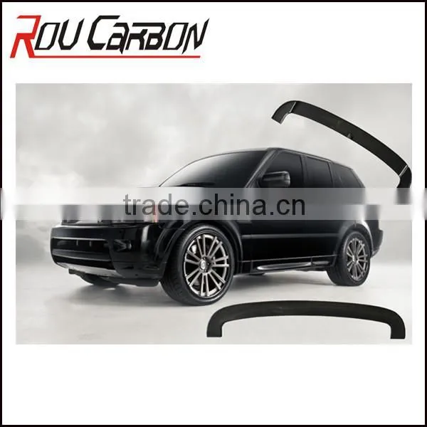 Full Carbon Fiber Sider Skirt Rover Evoque Front Fender Flare Spoiler photo-4