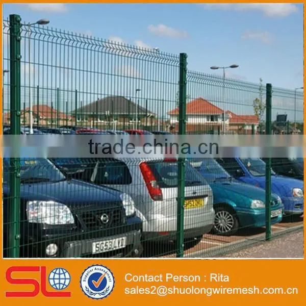 3D Curved Welded Wire Mesh Fence Panel photo-3