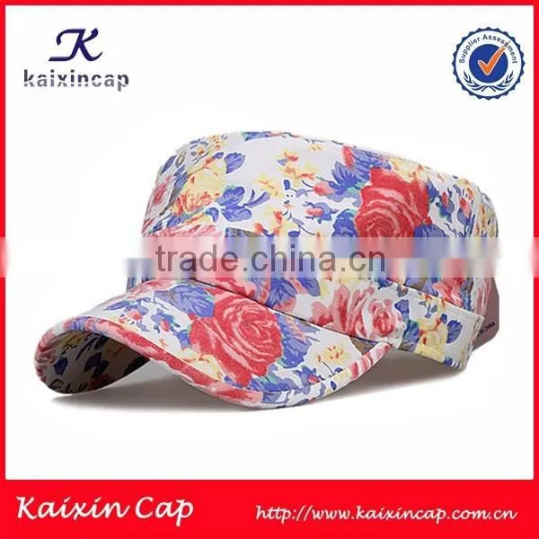 2015 OEM Wholesale Promotional 100% Cotton Checked Blank Sun Visor Cap photo-2