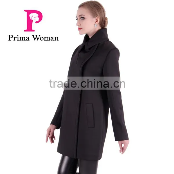 2016 Spring Long Cheap Women Trench Coat With Lapel photo-5