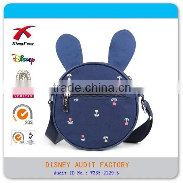 Cute Mini Canvas Messenger Bag for Girls photo-4
