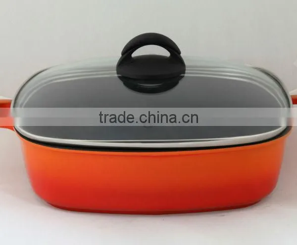 24cm Die Cast Aluminium Square Pan With Induction Bottom photo-2