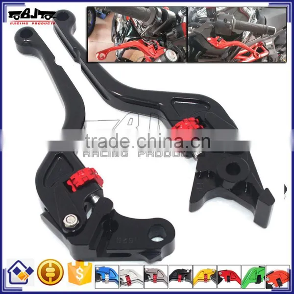 BJ-LS-010 For Yamaha YZF R25 2014-2015 Aftermarket CNC Aluminum Short Sportbike Adjustable Clutch Brake Lever photo-3