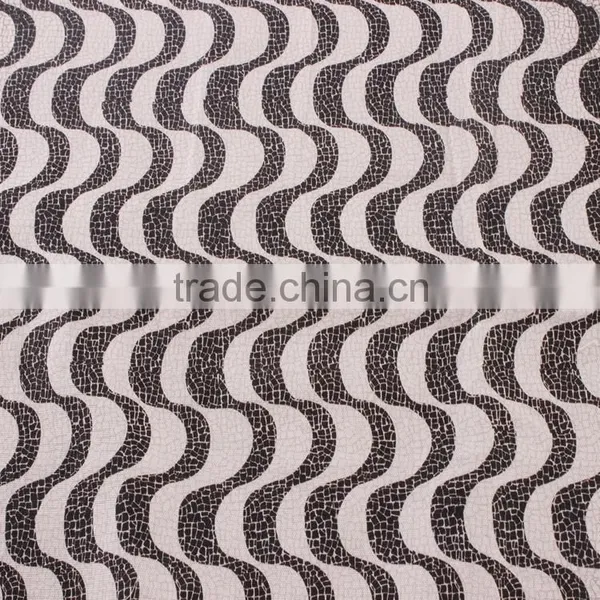 Strip Digital Printing Fabric Canvas Cotton Dress Fabric for Lady Dresses 2016 photo-3