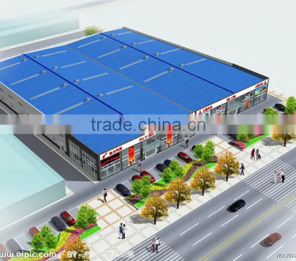 Factory Price Good Quality Large Span Steel Space Frame Structure Warehouse From Foshan City