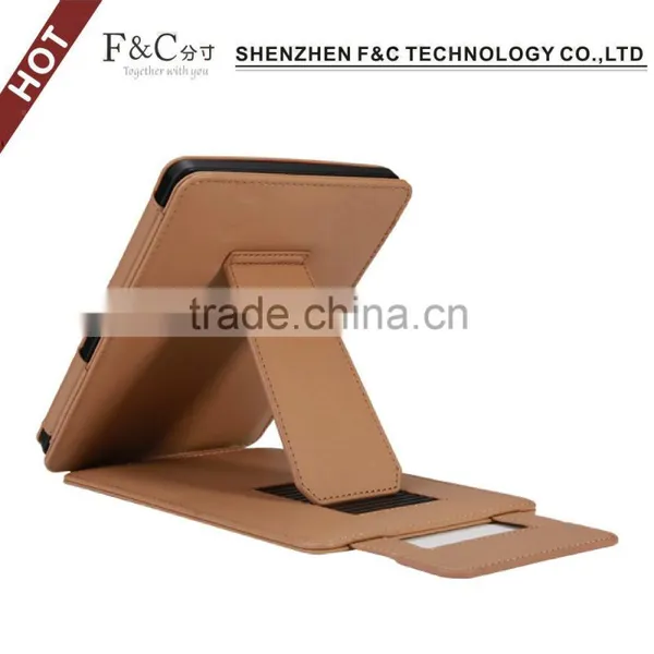 For Amazon Kindle Touch 2014 E-book Leather Case With Stand Function photo-3