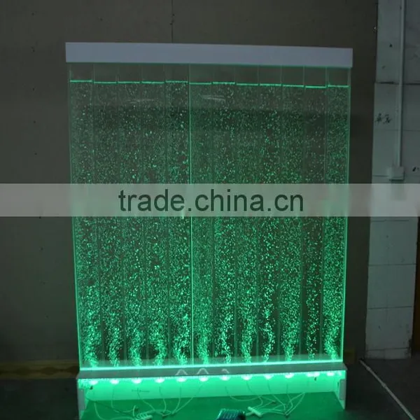 Factory Direct New House Decorative Acrylic LED Water Bubble Wall Can Change Different Colors