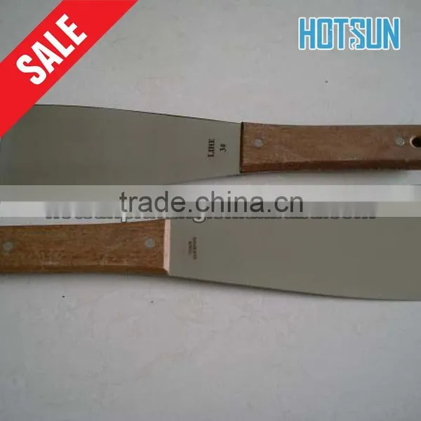 Stainless Steel Spatula With Wooden Handle Stainless Steel Ink Spatulas photo-2