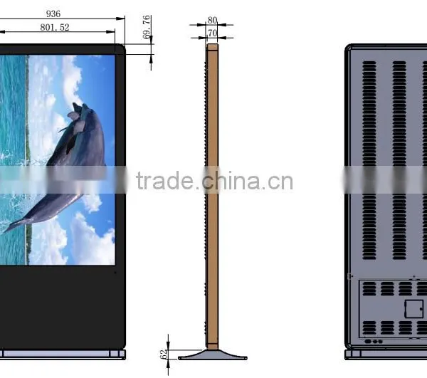 65 Inch Floor Stand Wifi Lcd Player Advertising Lcd ad Screen Display Supplier's Choice photo-6