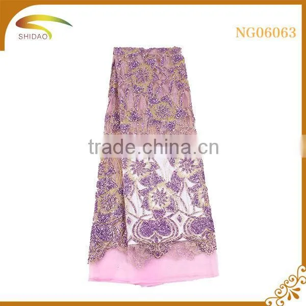 Custom Wholesale Garment Accessories African Tulle French Lace Trim Floral photo-2
