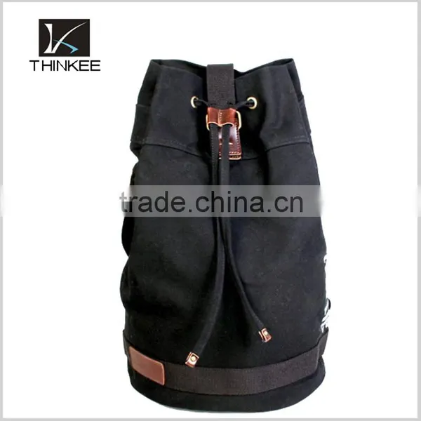 OEM Drawstring Backpack Fashion Backpack Bag 2016 New Products Canvas Drawstring Backpack photo-5