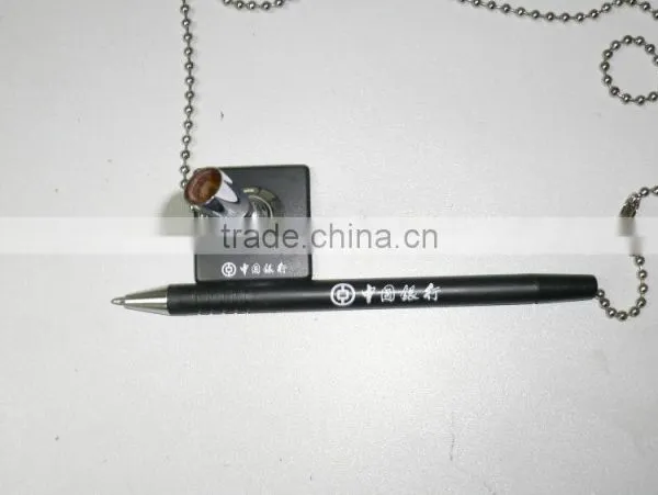 Wholesale Promotion Table Pen,metal Desk Pen With Chain for Bank,office and Hotel photo-2