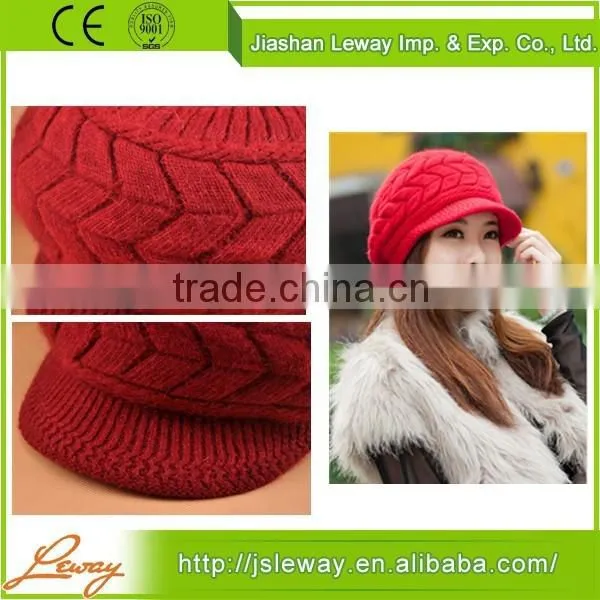 New Design Fashion Winter Knitted Beanie Cap photo-2