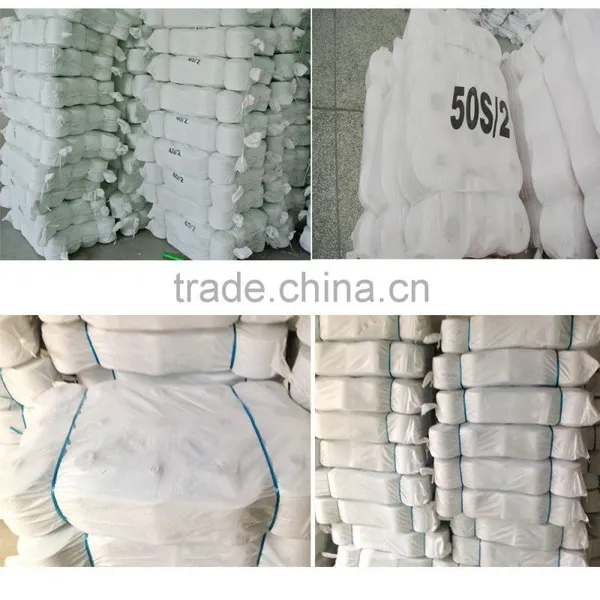 40/2 Raw White Sewing Use China Polyester Spun Yarn photo-6
