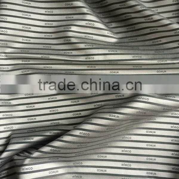 Polyester Logo Jacquard For Handbag Linings