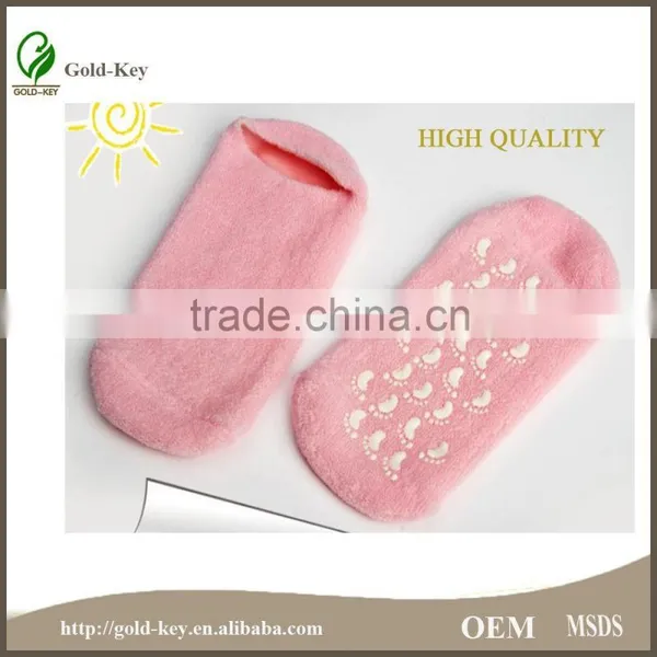 Colorful Cotton Spa Gel Socks for Foot Care, Crack Foot Treatment Gel Socks photo-5