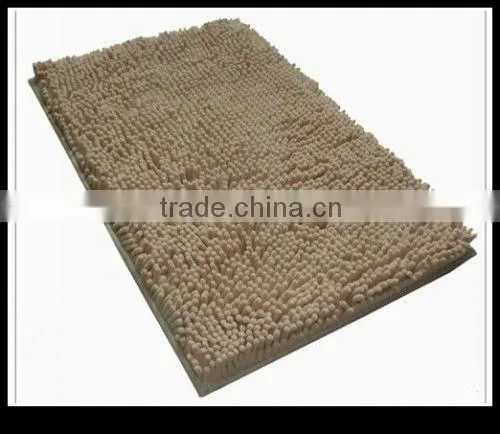 Chenille High Pile Floor Mat With Pvc Anti Slip Base photo-2