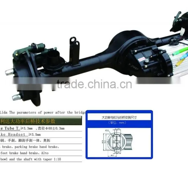 E Rickshaw Motor Two Speed 850w Bldc Motor Tricycle Motor ERICKSHAW MOTOR KIT photo-6