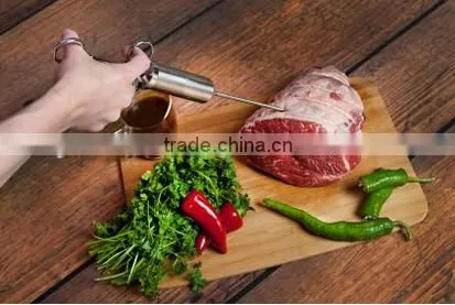 Eco Friendly 304 Stainless-Steel Seasoning Liquid Injector Barbecue Meat Marinade Injector photo-4