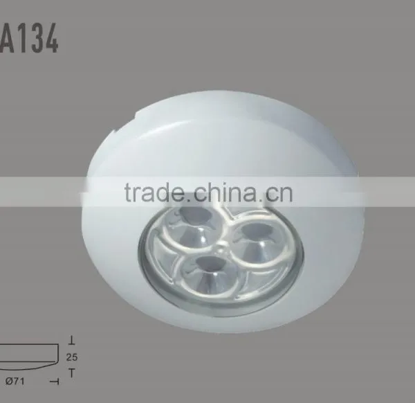 Surface Mounted Led Under Cabinet Light 12 Volt/ 0.6W Small Downlight/ 70mm Ceiling Lamp Low Voltage (SC-A134) photo-2