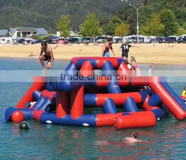 Inflatable Beach Obstacle Course Inflatable Water Slide