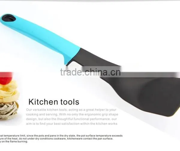 New FDA Grade Nylon Kitchen Utensil Set for 3 Pcs With TPR Handle and Include Holder photo-4