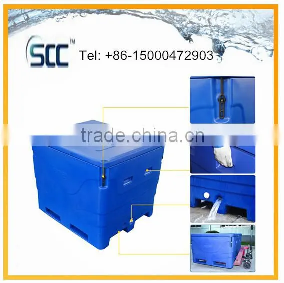 Top Quanlity Rotational Moulding Keep Fish Cool Box, Insulated Plastic Fish Cooler photo-3