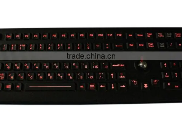 Truely Washable Trackball Keyboard With Custom Layout and Backlight photo-2
