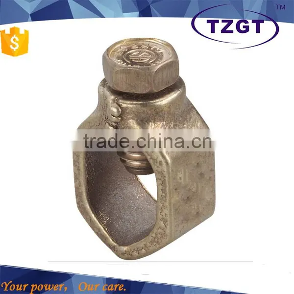 Parallel to a Ground Rod or Tube Ground Clamp