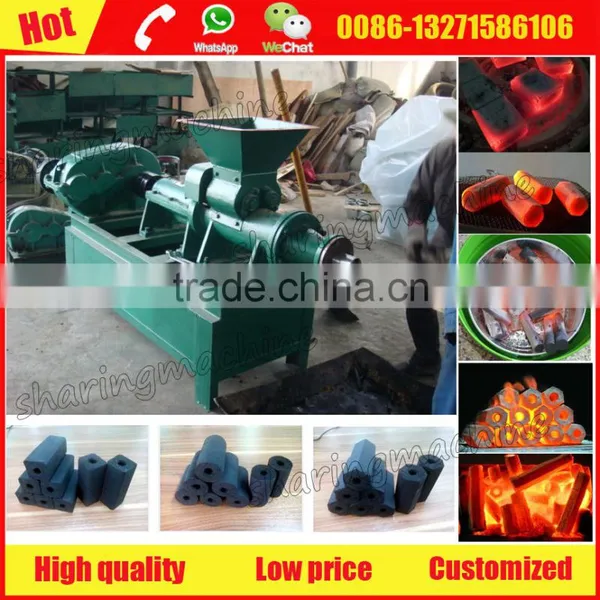 Low Investment Briquetting Press Machine for Charcoal Dust for Barbeque Use photo-4