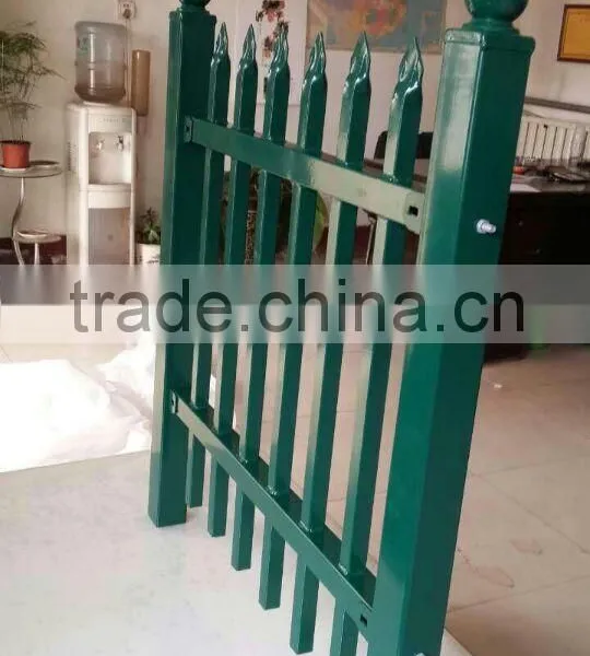 PVC Coating Palisade Picket Fence for Sale Picket Fence