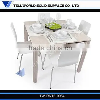 Hot Sale Simple Modern Design Low Maintance Dining Table Designs photo-4