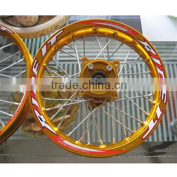 Dirt Bike Wheel Rim CNC HUB Assembly