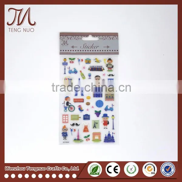 OEM Factory Personalized Soft or Hard Label Stickers Clear Epoxy Stickers For Kids photo-4