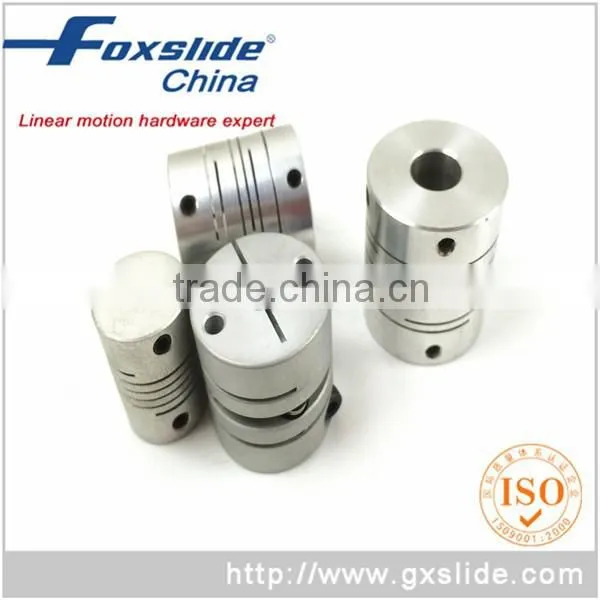 6.35mm to 6.35mm Double Diaphragm Shaft Coupling Disc Couplings Flexible Coupler 26mm OD 35mm Length photo-2