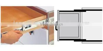 45mm Alkaline Plating 10"-20" Telescopic Channel Ball Bearing Slides From China Furniture Hardware photo-3