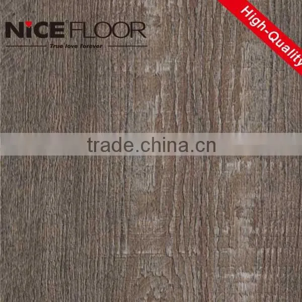 Pvc Vinyl Plank Flooring With Real Wood Grain photo-3