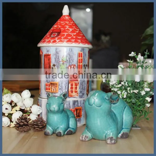 Porcelain Material Ceramic Craft Ceramic Rabbit Figurines photo-2