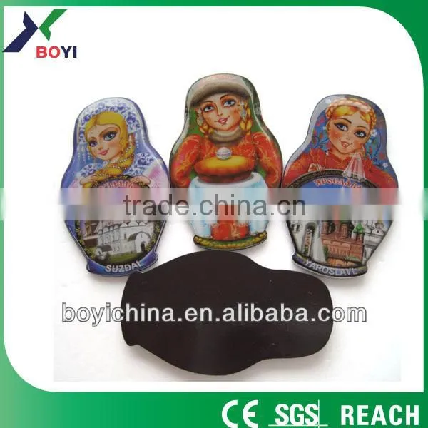 Wholesale Russian Nesting Dolls Epoxy Fridge Magnet