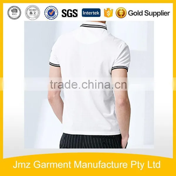 Custom Simple Basic Cotton Men Polo Shirt OEM New Design Low MOQ Factory in China photo-3