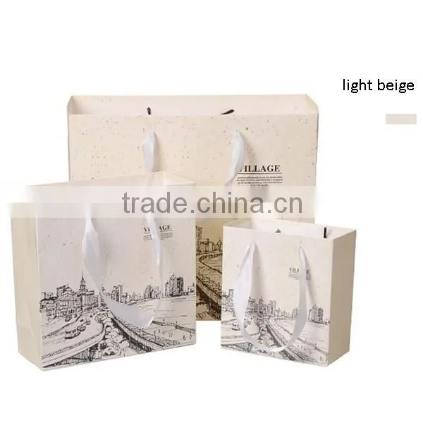 Light Colors Seen Paper Bag For Gift photo-2