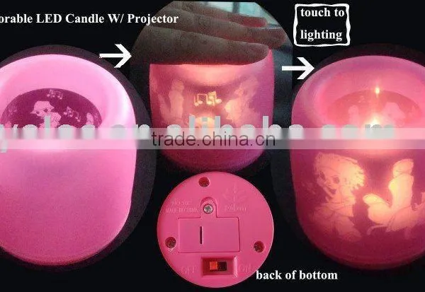 led electronic candle/Halloween candle